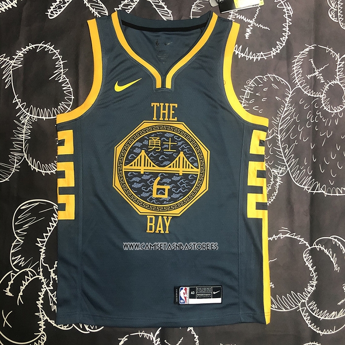 Nick Young NO 6 Camiseta Golden State Warriors Ciudad 2018-19 Azul